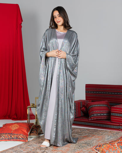 Malak Abaya | Dark Metallic