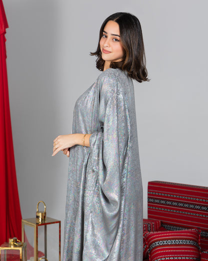 Malak Abaya | Dark Metallic