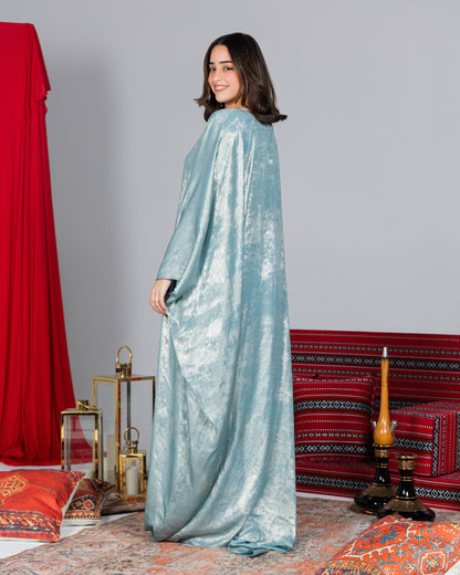 Malak Abaya | Light Metallic