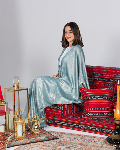 May Abaya | Green Metallic